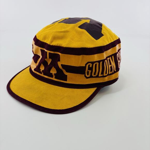 VTG 80s Minnesota Golden Gophers Genuine Crowd Cap Hat ~ Painters Style Cadet - Picture 2 of 8